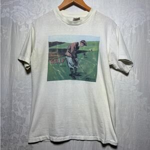 Golf Brand VTG T Shirt Large Grown in USA Single Stitch The Packing House 1990